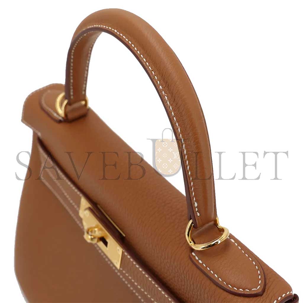 H**mes master kelly 28 gold brown gold togo gold buckle (28*22*10cm)